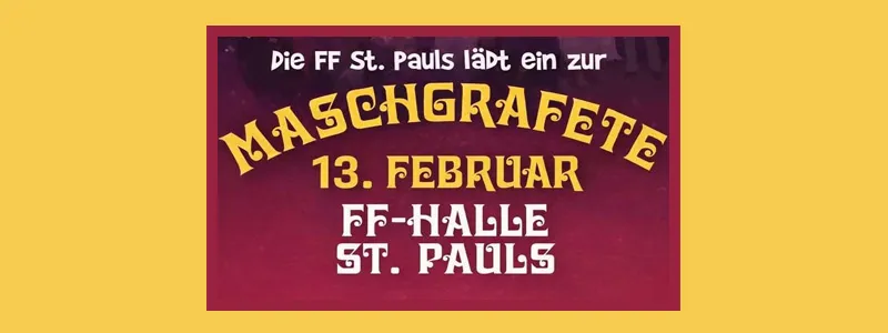 MASCHGRA FETE MASCHGRA FETE