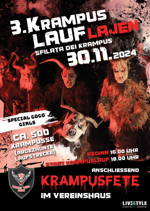 3. KRAMPUSLAUF - Lajen