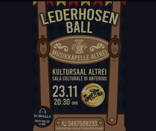 Lederhosenball Altrei